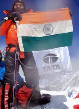 Arunima Sinha on Mountain 