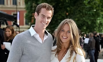 andy murray with his wife