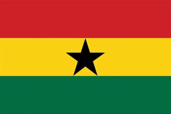 The Flag of Ghana 