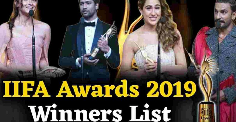 Complete winners list of IIFA Awards Show 2019