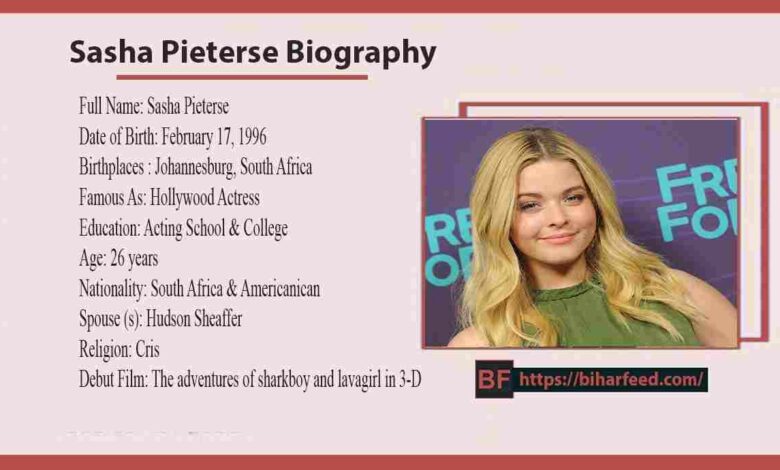 Sasha Pieterse biography