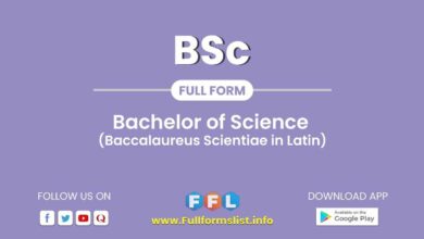 B.SC Full Form