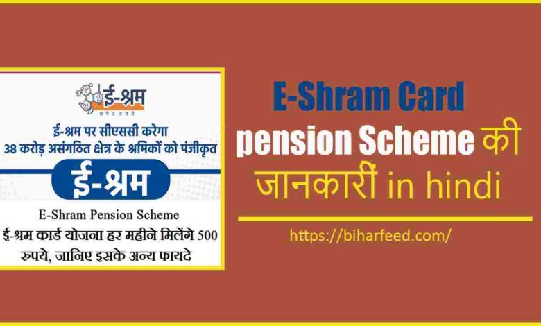 e-Shram Card pension Yojana